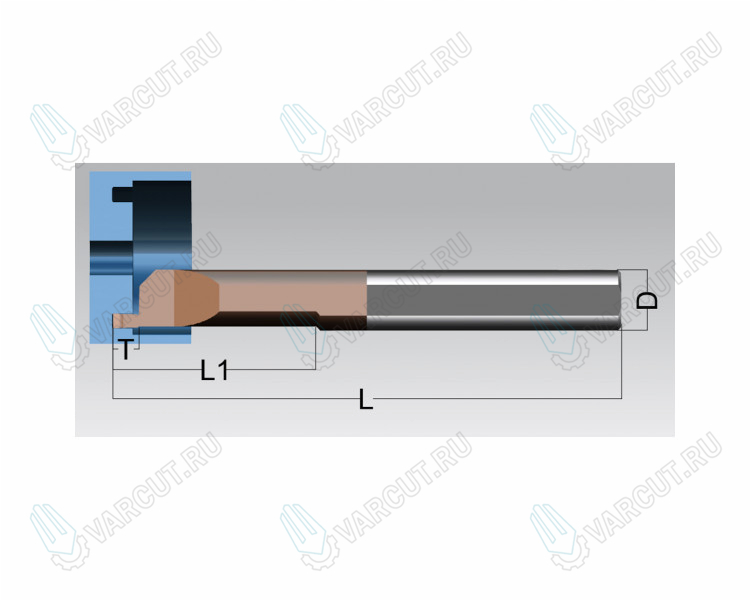Минирезец канавочный MFR 5 B0.75 L22-D5