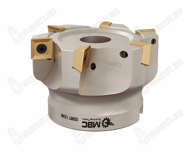 Насадная фреза HIGH-FEED BMR 80X6 027 SDMT 1206 ING (с СОЖ)